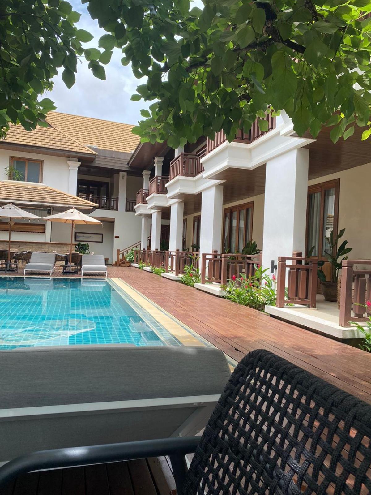 Athena Hotel Pakse Exterior foto